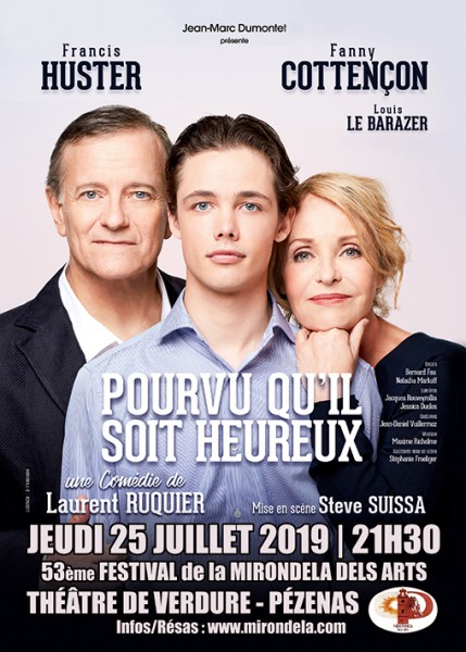 POURVU QU'IL SOIT HEUREUX - FRANCIS HUSTER